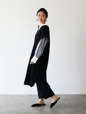 「スローブイエナ」｜「アイテム（その他シューズ）」を使った、tsugumiさん（レディース・160cm）の秋コーディネート