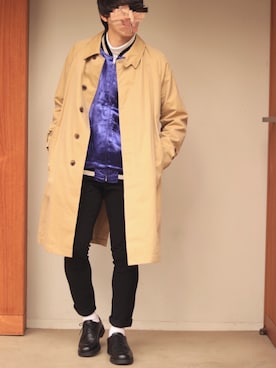 「orcival」｜「アイテム（ブルゾン）」を使った、KENJIさん（メンズ・170cm）の冬コーディネート