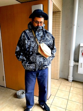 「SUNSHINE+CLOUD（サンシャインクラウド）のアイテム」を使った、kenjiMさん（メンズ・177cm）の春コーディネート