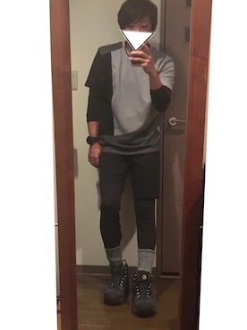 「IGNIO（イグニオ）のアイテム」を使った、らしーさん（メンズ・170cm）の夏コーディネート