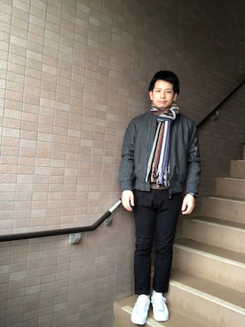 ノーリンさん（メンズ・165cm）の冬コーディネート