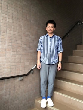 ノーリンさん（メンズ・165cm）の夏コーディネート