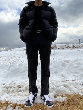 貝殻食べたいさん（メンズ・175cm）の冬コーディネート