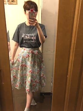 「TOCCA BEAUTY（トッカビューティー）のアイテム」を使った、nanaさん（レディース・155cm）の夏コーディネート