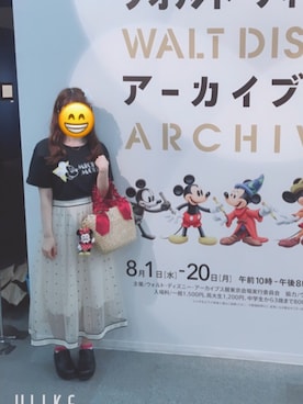 「ミッキー」｜nanaさん（レディース・155cm）の夏コーディネート