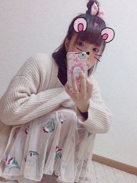 「スナイデル」｜「アイテム（その他アウター）」を使った、୨୧ᴺᴬᴿᵁ୨୧ *。さん（レディース・153cm）の冬コーディネート