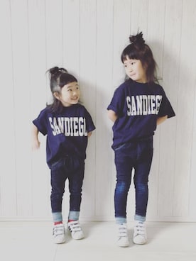 a o さん（キッズ・100cm）の夏コーディネート