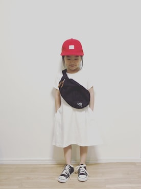 「グレゴリー」｜「アイテム（その他）」を使った、a o さん（キッズ・100cm）の春コーディネート