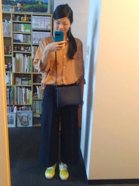 「ミックスコーデ」｜「アイテム（スニーカー）」を使った、pann さん（レディース・165cm）の夏コーディネート