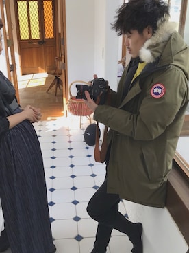 荻野峻 さん（メンズ・170cm）の冬コーディネート