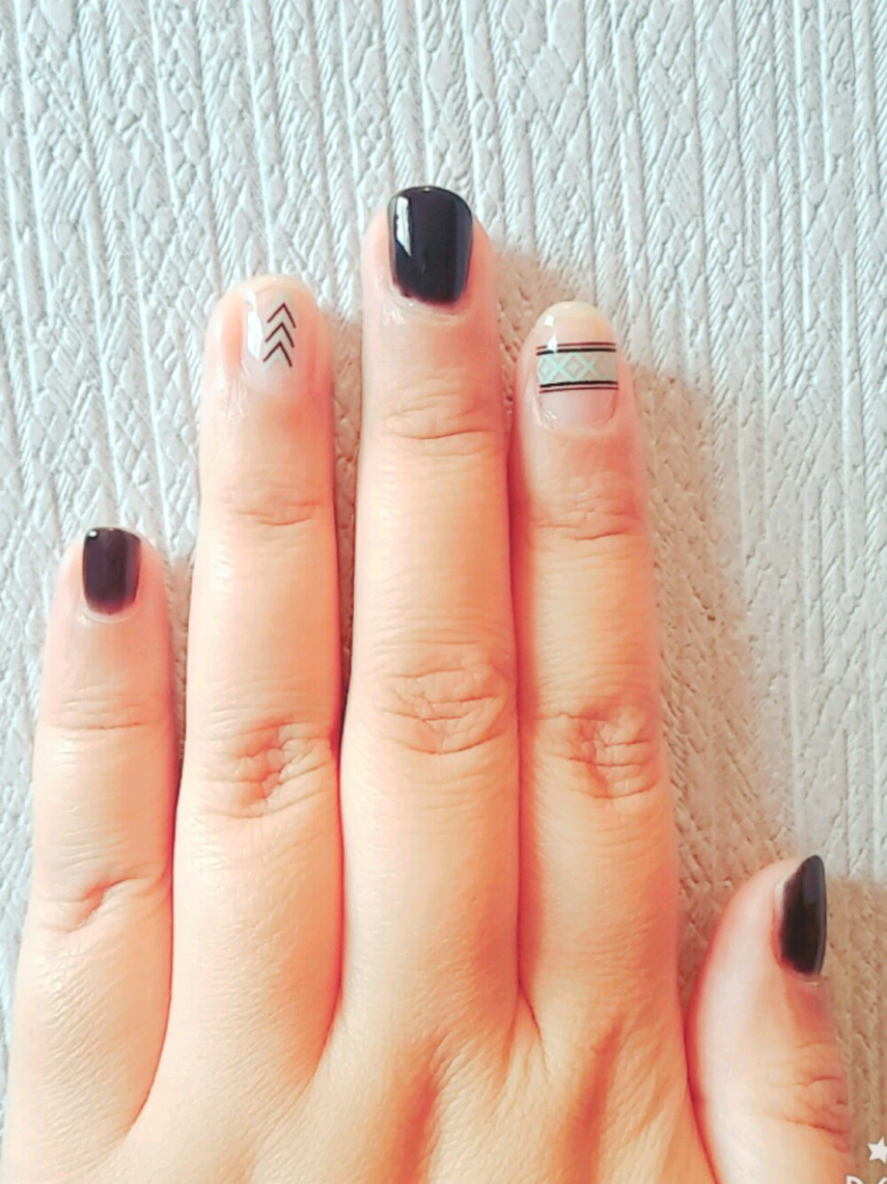 「ｾﾙﾌﾈｲﾙ💅のアイテム（その他、ブラック系）」を使った、CHIKOさん（レディース・160cm）の夏コーディネートの1枚目の写真
