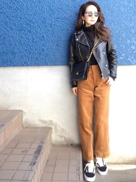 shino◡̈*❤︎さん（レディース・154cm）の冬コーディネート