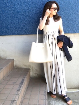 「J.FERRY（ジェイフェリー）のアイテム（パンツ）」を使った、shino◡̈*❤︎さん（レディース・154cm）の春コーディネート