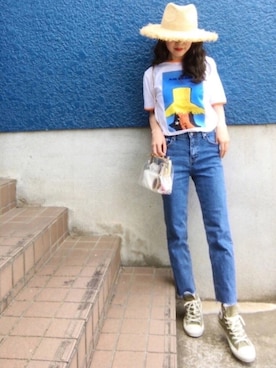 shino◡̈*❤︎さん（レディース・154cm）の夏コーディネート