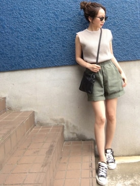 shino◡̈*❤︎さん（レディース・154cm）の夏コーディネート