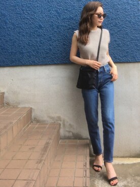 shino◡̈*❤︎さん（レディース・154cm）の夏コーディネート