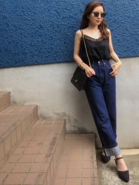 shino◡̈*❤︎さん（レディース・154cm）の夏コーディネート