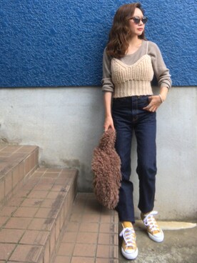 shino◡̈*❤︎さん(レディース・154cm)の秋コーディネート