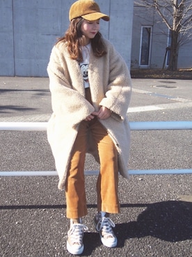 shino◡̈*❤︎さん(レディース・154cm)の冬コーディネート