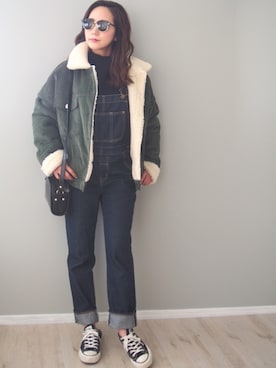 shino◡̈*❤︎さん（レディース・154cm）の冬コーディネート