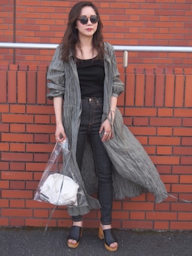shino◡̈*❤︎さん(レディース・154cm)の春コーディネート