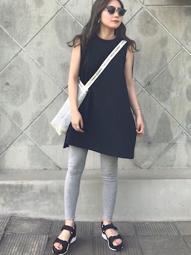 shino◡̈*❤︎さん（レディース・154cm）の夏コーディネート