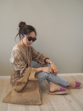 shino◡̈*❤︎さん(レディース・154cm)の夏コーディネート