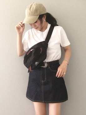 shino◡̈*❤︎さん（レディース・154cm）の夏コーディネート