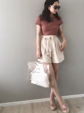 shino◡̈*❤︎さん(レディース・154cm)の夏コーディネート
