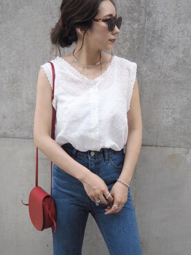 shino◡̈*❤︎さん（レディース・154cm）の夏コーディネート