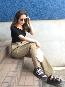 shino◡̈*❤︎さん（レディース・154cm）の夏コーディネート