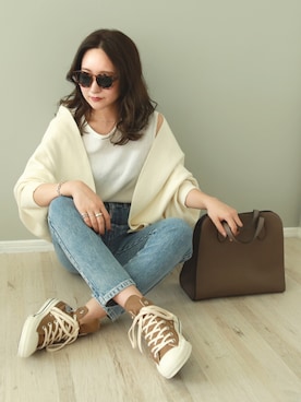 shino◡̈*❤︎さん（レディース・154cm）の秋コーディネート