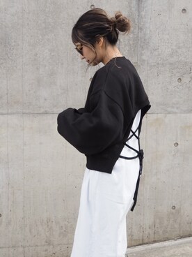 「SLOBE IENA（スローブイエナ）のアイテム（ワンピース）」を使った、shino◡̈*❤︎さん（レディース・154cm）の冬コーディネート