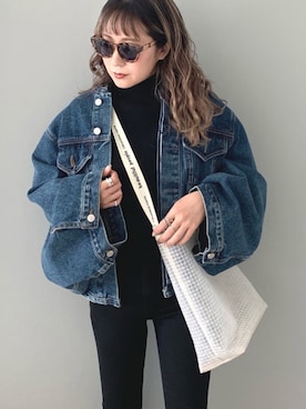 shino◡̈*❤︎さん（レディース・154cm）の冬コーディネート