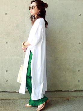 shino◡̈*❤︎さん（レディース・155cm）の夏コーディネート