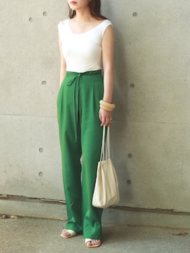 shino◡̈*❤︎さん（レディース・155cm）の夏コーディネート