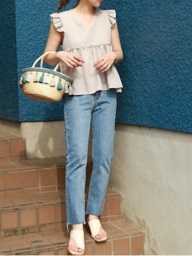 shino◡̈*❤︎さん(レディース・155cm)の夏コーディネート