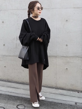 shino◡̈*❤︎さん（レディース・154cm）の秋コーディネート