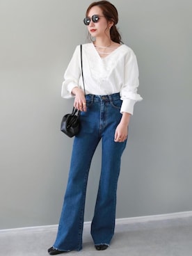 shino◡̈*❤︎さん(レディース・154cm)の冬コーディネート