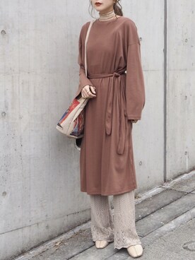 shino◡̈*❤︎さん（レディース・154cm）の春コーディネート