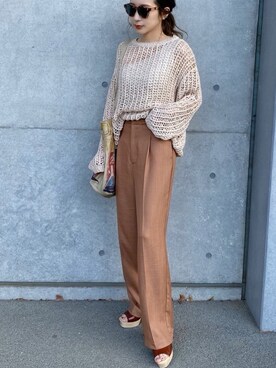 shino◡̈*❤︎さん（レディース・154cm）の春コーディネート