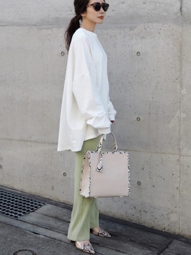 shino◡̈*❤︎さん（レディース・154cm）の春コーディネート