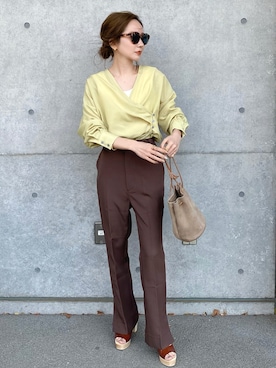 shino◡̈*❤︎さん(レディース・154cm)の春コーディネート