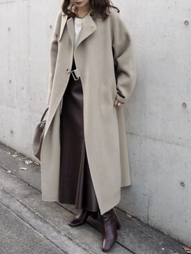 shino◡̈*❤︎さん（レディース・154cm）の秋コーディネート