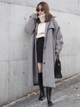 shino◡̈*❤︎さん（レディース・154cm）の冬コーディネート