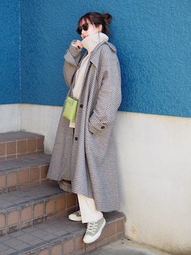 shino◡̈*❤︎さん(レディース・154cm)の冬コーディネート