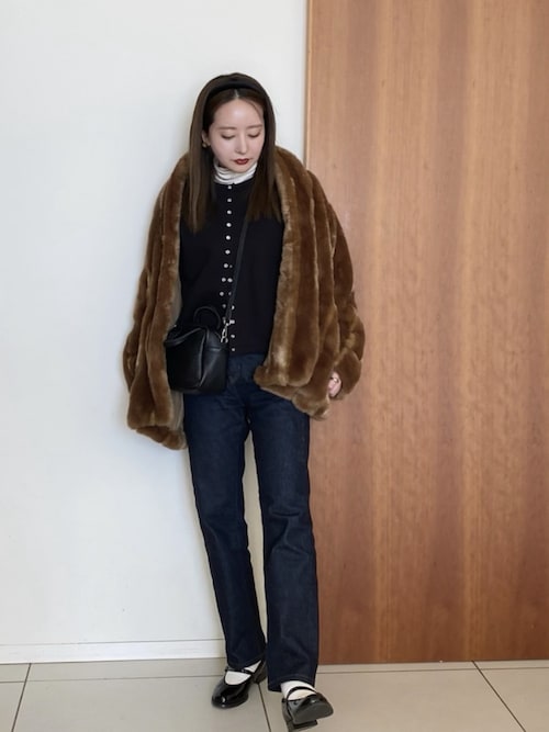 美品 6(ROKU)FAKE MINK FUR COAT ロク ファーコート 6（ロク）の「＜6(ROKU)＞FAKE MINK FUR COAT/ｺｰﾄ ◇（その他