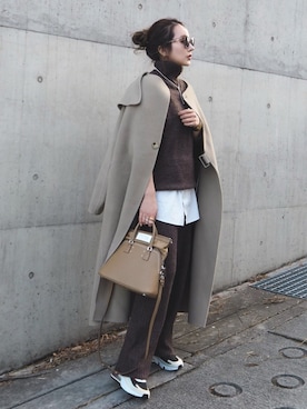 shino◡̈*❤︎さん（レディース・154cm）の冬コーディネート