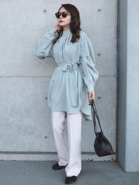 shino◡̈*❤︎さん（レディース・154cm）の冬コーディネート