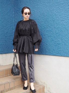 shino◡̈*❤︎さん（レディース・154cm）の春コーディネート